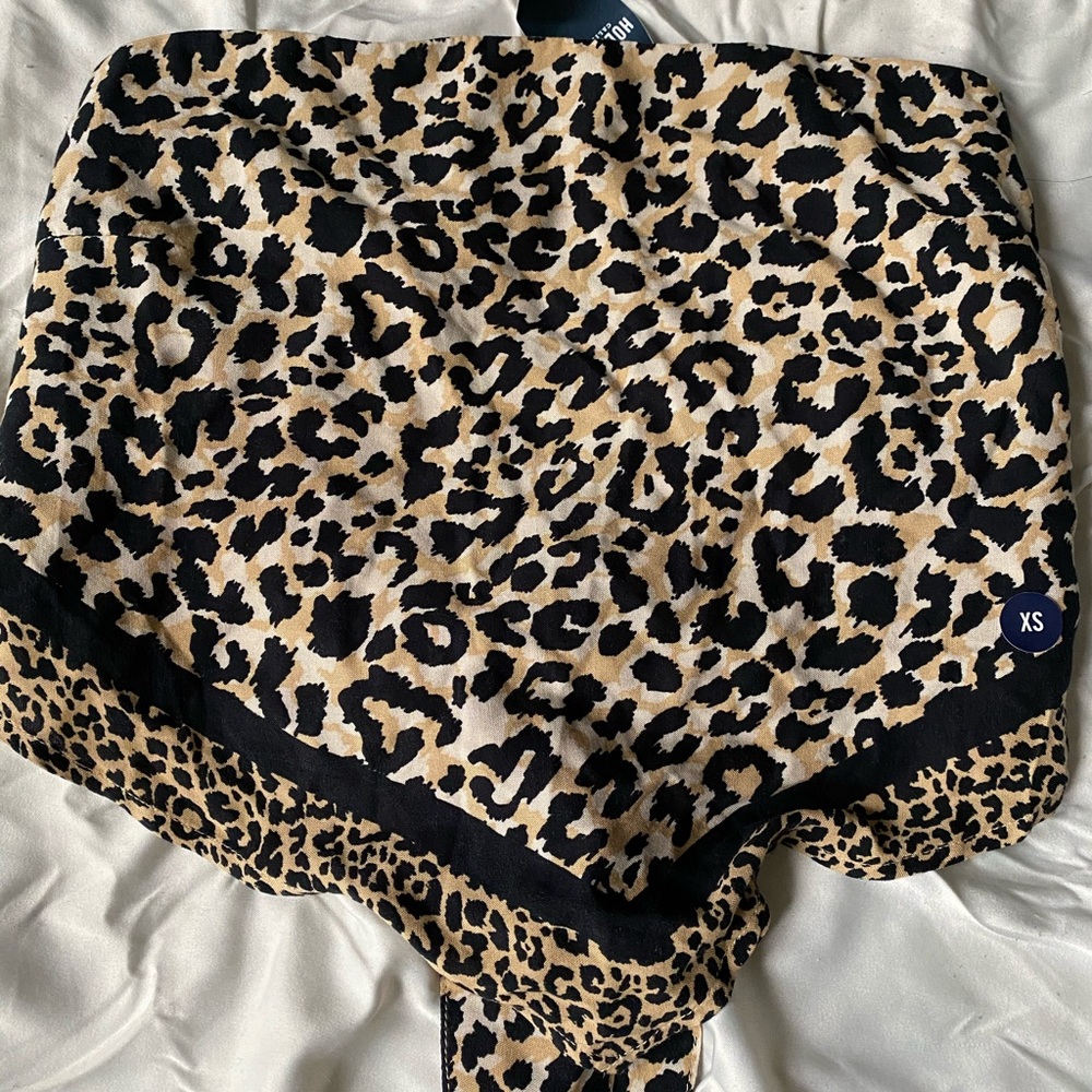 Cheetah print tube top